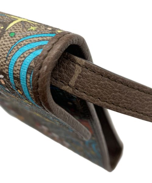 GUCCI（グッチ）GUCCI (グッチ) DISNEY (ディズニー) GGスプリームフォンショルダー ベージュの古着・服飾アイテム