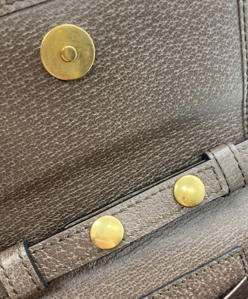 GUCCI（グッチ）GUCCI (グッチ) DISNEY (ディズニー) GGスプリームフォンショルダー ベージュの古着・服飾アイテム