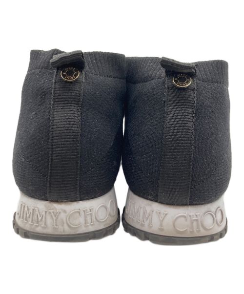 JIMMY CHOO（ジミーチュウ）JIMMY CHOO (ジミーチュウ) ラメスターニットソックススニーカー ブラック サイズ:42の古着・服飾アイテム
