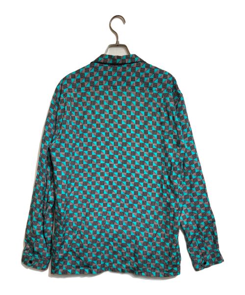 SASQUATCHfabrix.（サスクワッチファブリックス）SASQUATCHfabrix. (サスクワッチファブリックス) 50's Wa-NECK SHIRT グリーン サイズ:Sの古着・服飾アイテム