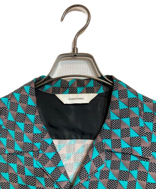 SASQUATCHfabrix.（サスクワッチファブリックス）SASQUATCHfabrix. (サスクワッチファブリックス) 50's Wa-NECK SHIRT グリーン サイズ:Sの古着・服飾アイテム