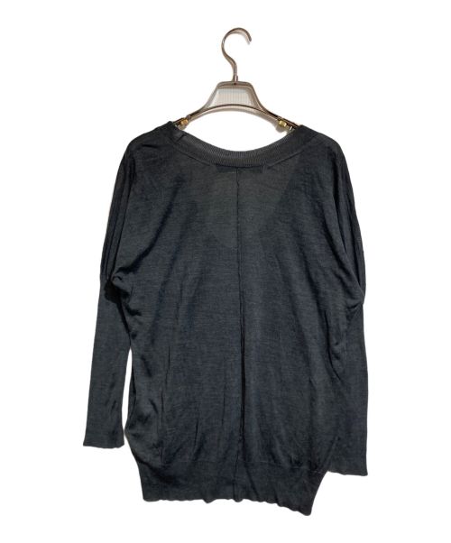 JUNYA WATANABE COMME des GARCONS（(ジュンヤワタナベ コムデギャルソン）JUNYA WATANABE COMME des GARCONS ((ジュンヤワタナベ コムデギャルソン) シルクドルマンスリーブニット グレー サイズ:Sの古着・服飾アイテム