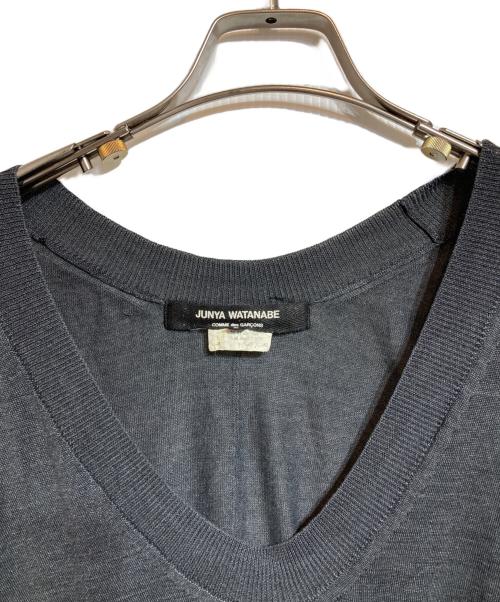 JUNYA WATANABE COMME des GARCONS（(ジュンヤワタナベ コムデギャルソン）JUNYA WATANABE COMME des GARCONS ((ジュンヤワタナベ コムデギャルソン) シルクドルマンスリーブニット グレー サイズ:Sの古着・服飾アイテム