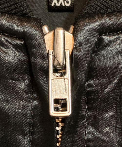 BLACK COMME des GARCONS（ブラックコムデギャルソン）BLACK COMME des GARCONS (ブラック コムデギャルソン) 切替ロングボンバージャケット ブラック サイズ:XXSの古着・服飾アイテム