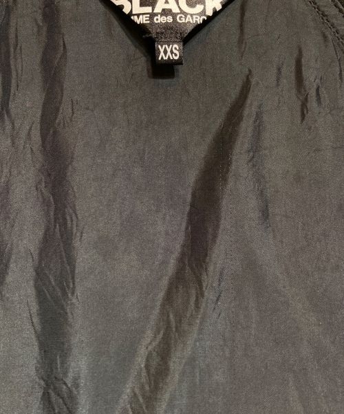 BLACK COMME des GARCONS（ブラックコムデギャルソン）BLACK COMME des GARCONS (ブラック コムデギャルソン) 切替ロングボンバージャケット ブラック サイズ:XXSの古着・服飾アイテム