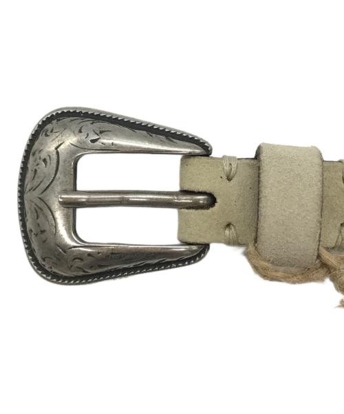 PUNTOVITA（プントヴィータ）PUNTOVITA (プントヴィータ) ウエスタンベルト ベージュ サイズ:75の古着・服飾アイテム