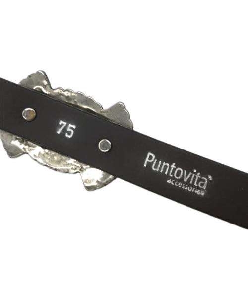 PUNTOVITA（プントヴィータ）PUNTOVITA (プントヴィータ) ウエスタンベルト ベージュ サイズ:75の古着・服飾アイテム