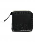 GANNIガニー）の古着「ジップアラウンドウォレット」｜ブラック
