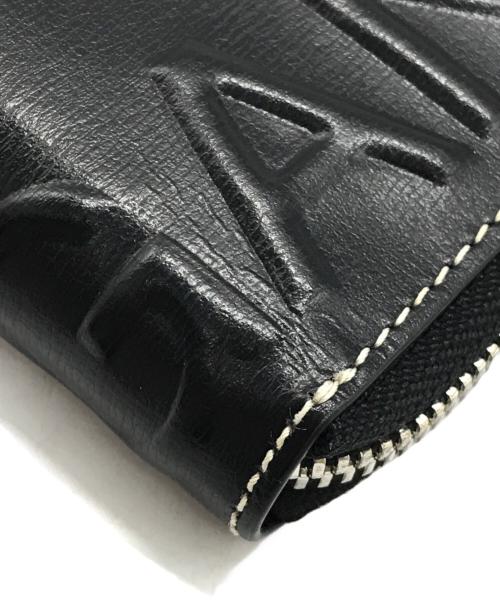 GANNI（ガニー）Ganni (ガニー) ジップアラウンドウォレット ブラックの古着・服飾アイテム