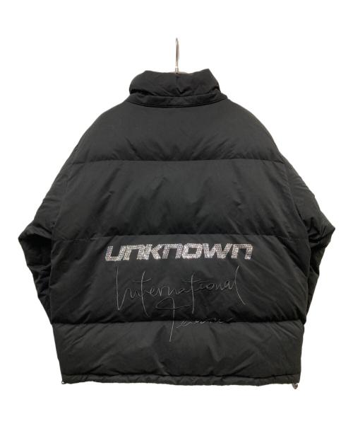 Unknown london（アンノウンロンドン）Unknown london (アンノウンロンドン) BLACKOUT PUFFER JACKET ブラック サイズ:XLの古着・服飾アイテム