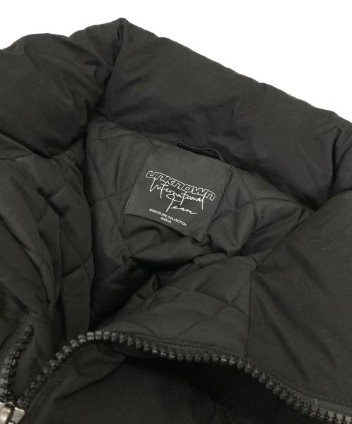 Unknown london（アンノウンロンドン）Unknown london (アンノウンロンドン) BLACKOUT PUFFER JACKET ブラック サイズ:XLの古着・服飾アイテム