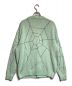 TATTOO STUDIO YAMADA (タトゥースタジオヤマダ) SPIDERWEB BOUCLE COTTON CARDIGAN グリーン サイズ:L：22000円