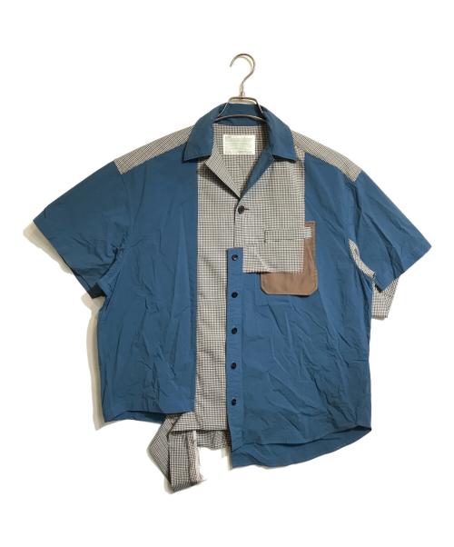 KOLOR（カラー）KOLOR (カラー) 製品染めNyタイプライターシャツ ブルー サイズ:1の古着・服飾アイテム