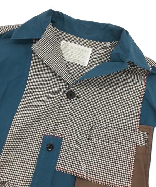 KOLOR（カラー）KOLOR (カラー) 製品染めNyタイプライターシャツ ブルー サイズ:1の古着・服飾アイテム