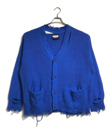 MAISON SPECIAL ニット・セーター F 青x茶xオレンジ等 【古着】【中古】 中古・古着通販】MAISON SPECIAL (メゾンスペシャル) 鬼ワッフルクレ