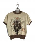 OLD CROWオールドクロウ）の古着「BLACKBIRD - SUMMER SWEATER」｜ブラウン