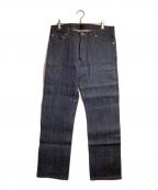 OLD CROWオールドクロウ）の古着「リジットデニムパンツ」｜インディゴ