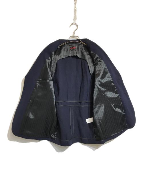 GANGSTERVILLE（ギャングスタービル）GANGSTERVILLE (ギャングスタービル) コットンウールサージテーラードジャケット ネイビー サイズ:Lの古着・服飾アイテム