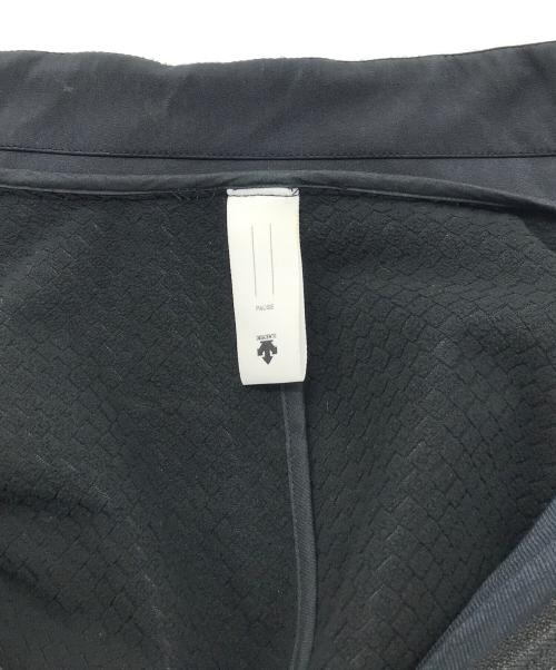 DECENT PAUSE（デサントポーズ）DECENT PAUSE (デサントポーズ) スタンドカラーブルゾン ネイビー サイズ:Mの古着・服飾アイテム