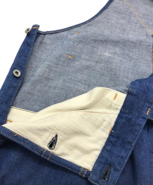 Yohji Yamamoto pour homme（ヨウジヤマモト プールオム）Yohji Yamamoto pour homme (ヨウジヤマモト プールオム) デニムパッチオーバーオール インディゴ サイズ:3の古着・服飾アイテム