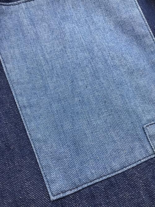 Yohji Yamamoto pour homme（ヨウジヤマモト プールオム）Yohji Yamamoto pour homme (ヨウジヤマモト プールオム) デニムパッチオーバーオール インディゴ サイズ:3の古着・服飾アイテム