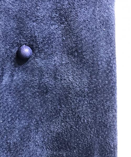 RIV NOBUHIKO（リブノブヒコ）RIV NOBUHIKO (リブノブヒコ) DORJE SUEDE SKIRT ブルー サイズ:2の古着・服飾アイテム