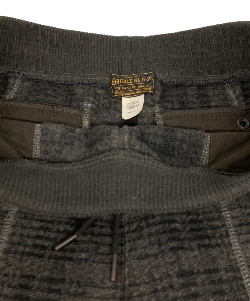 RRL（ダブルアールエル）RRL (ダブルアールエル) ウールチェックジョガーパンツ グレー サイズ:Mの古着・服飾アイテム