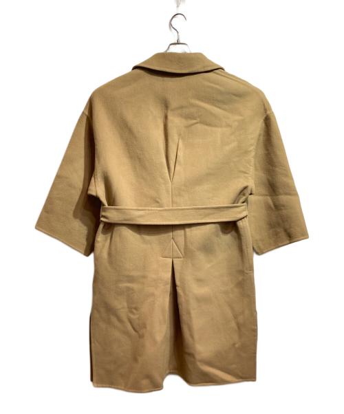 LOEWE（ロエベ）LOEWE (ロエベ) カシミヤ混ウールコート ベージュ サイズ:Sの古着・服飾アイテム