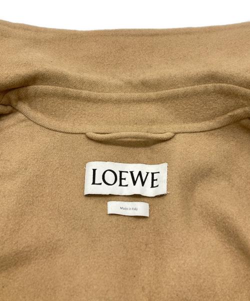 LOEWE（ロエベ）LOEWE (ロエベ) カシミヤ混ウールコート ベージュ サイズ:Sの古着・服飾アイテム