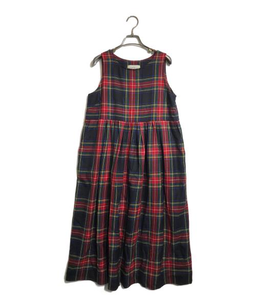 O'NEIL OF DUBLIN（オニールオブダブリン）O'NEIL OF DUBLIN (オニールオブダブリン) タータンチェックワンピース レッド サイズ:Freeの古着・服飾アイテム