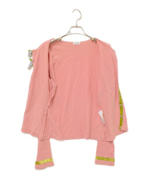 FOXEY BOUTIQUE（フォクシー ブティック）FOXEY BOUTIQUE (フォクシー ブティック) カシミアニットカーディガン ピンク サイズ:38の古着・服飾アイテム