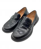 Maison Margielaメゾンマルジェラ）の古着「Airbag Heel Leather Loafer」｜ブラック