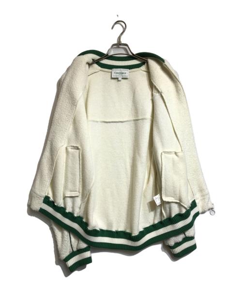 CASABLANCA（カサブランカ）CASABLANCA (カサブランカ) パイルトラックジャケット ホワイト サイズ:Sの古着・服飾アイテム