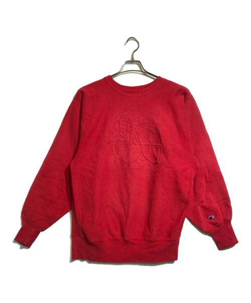 Champion（チャンピオン）Champion (チャンピオン) USA製リバースウィーブスウェット レッド サイズ:X LARGEの古着・服飾アイテム