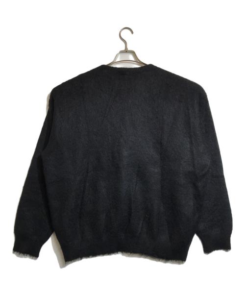 WIND AND SEA（ウィンダンシー）WIND AND SEA (ウィンダンシー) flagstuff (フラグスタフ) シャギーカーディガン ブラック サイズ:XLの古着・服飾アイテム