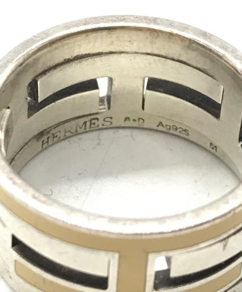 HERMES（エルメス）HERMES (エルメス) Hムーブアッシュリング シルバー サイズ:下記参照の古着・服飾アイテム
