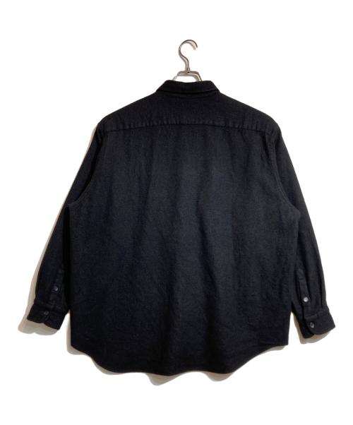 COMOLI（コモリ）COMOLI (コモリ) ウールカシミヤ C.P.Oシャツ ブラック サイズ:2の古着・服飾アイテム