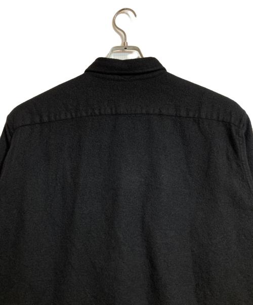 COMOLI（コモリ）COMOLI (コモリ) ウールカシミヤ C.P.Oシャツ ブラック サイズ:2の古着・服飾アイテム
