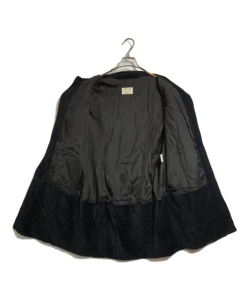 HELMUT LANG（ヘルムートラング）HELMUT LANG (ヘルムートラング) ロールアップベルベットコート ブラック サイズ:42の古着・服飾アイテム