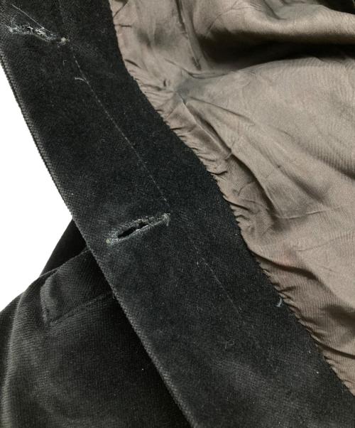 HELMUT LANG（ヘルムートラング）HELMUT LANG (ヘルムートラング) ロールアップベルベットコート ブラック サイズ:42の古着・服飾アイテム