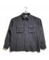 SOFTHYPHEN（ソフトハイフン）の古着「WOOL CHECK WORK SHIRT JACKET」｜ネイビー