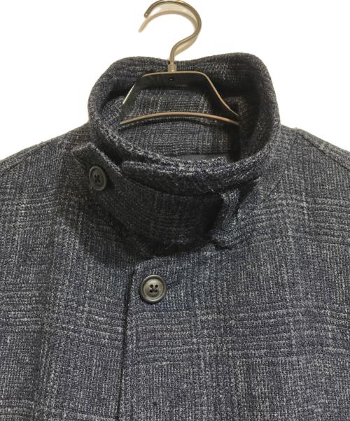 URU（ウル）URU (ウル) ツイードステンカラーコート グレー サイズ:2の古着・服飾アイテム