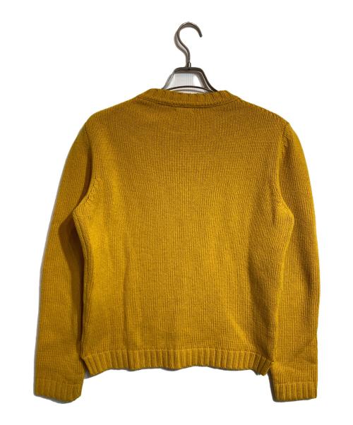 nomiamo（ノミアモ）NOMIAMO (ノミアモ) カシミヤミドルゲージニット イエロー サイズ:Mの古着・服飾アイテム