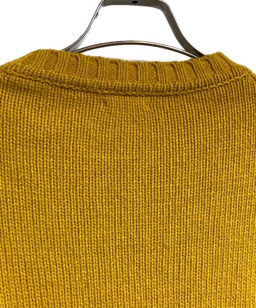 nomiamo（ノミアモ）NOMIAMO (ノミアモ) カシミヤミドルゲージニット イエロー サイズ:Mの古着・服飾アイテム