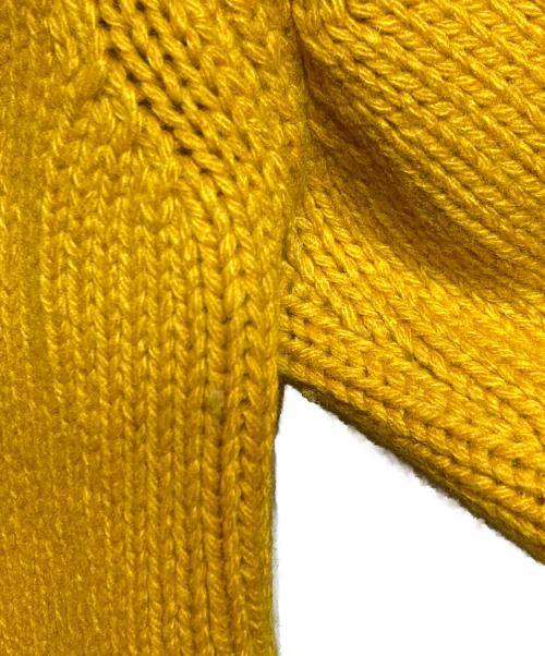 nomiamo（ノミアモ）NOMIAMO (ノミアモ) カシミヤミドルゲージニット イエロー サイズ:Mの古着・服飾アイテム