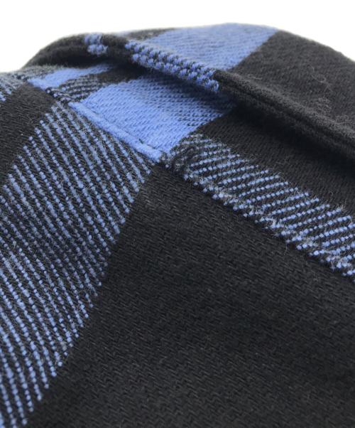 RATS（ラッツ）RATS (ラッツ) BLUE CHECK SHIRT ブラック×ブルー サイズ:Lの古着・服飾アイテム