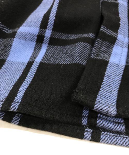 RATS（ラッツ）RATS (ラッツ) BLUE CHECK SHIRT ブラック×ブルー サイズ:Lの古着・服飾アイテム