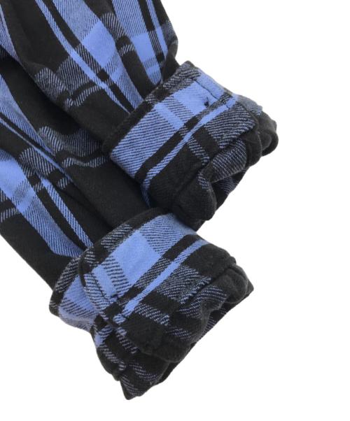 RATS（ラッツ）RATS (ラッツ) BLUE CHECK SHIRT ブラック×ブルー サイズ:Lの古着・服飾アイテム