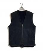 Graphpaperグラフペーパー）の古着「リバーシブルムートンベスト」｜ブラック
