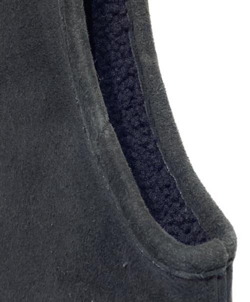 Graphpaper（グラフペーパー）Graphpaper (グラフペーパー) リバーシブルムートンベスト ブラック サイズ:2の古着・服飾アイテム